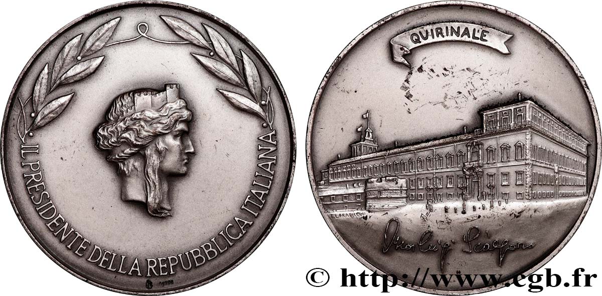 ITALIA Médaille, Quirinale, Présidence de la République Italienne MBC+