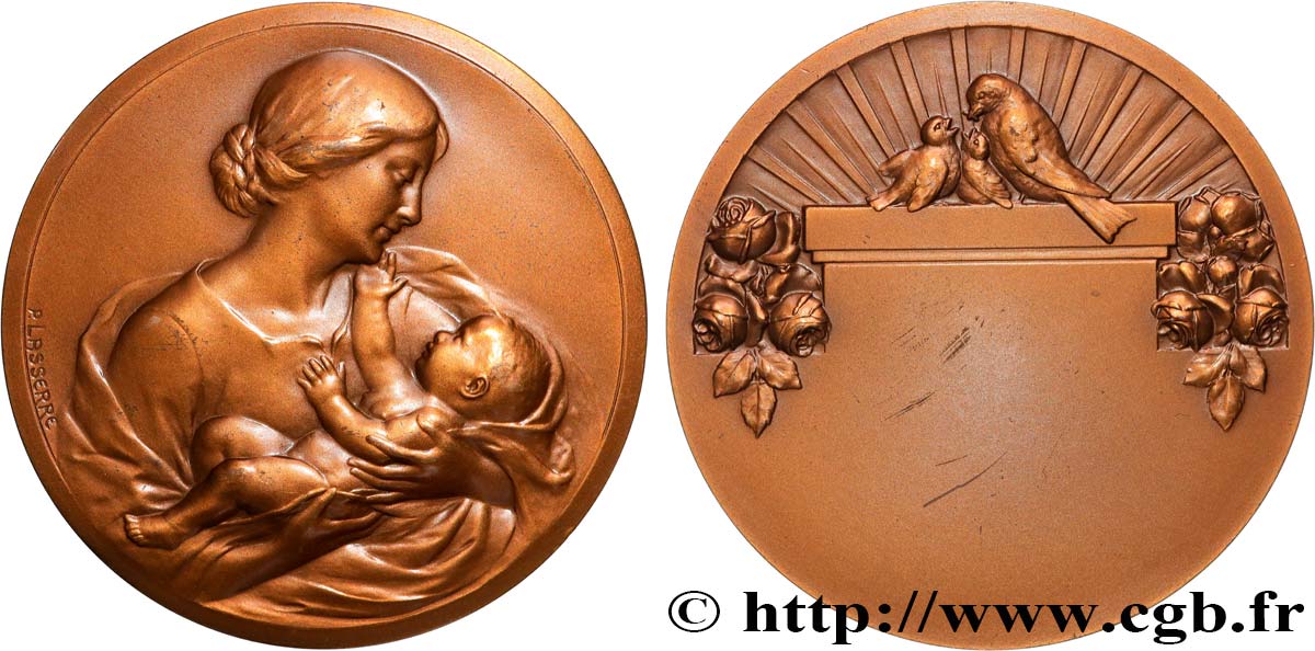 CINQUIÈME RÉPUBLIQUE Médaille de naissance SUP