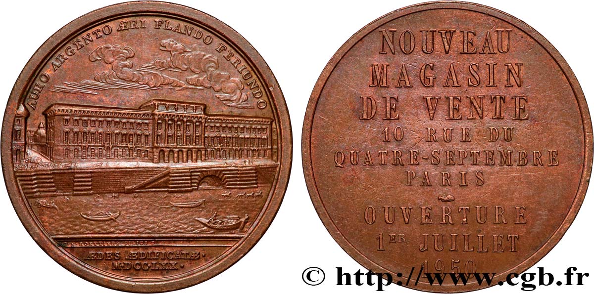 MONNAIE DE PARIS Médaille, Nouveau magasin de vente AU/XF