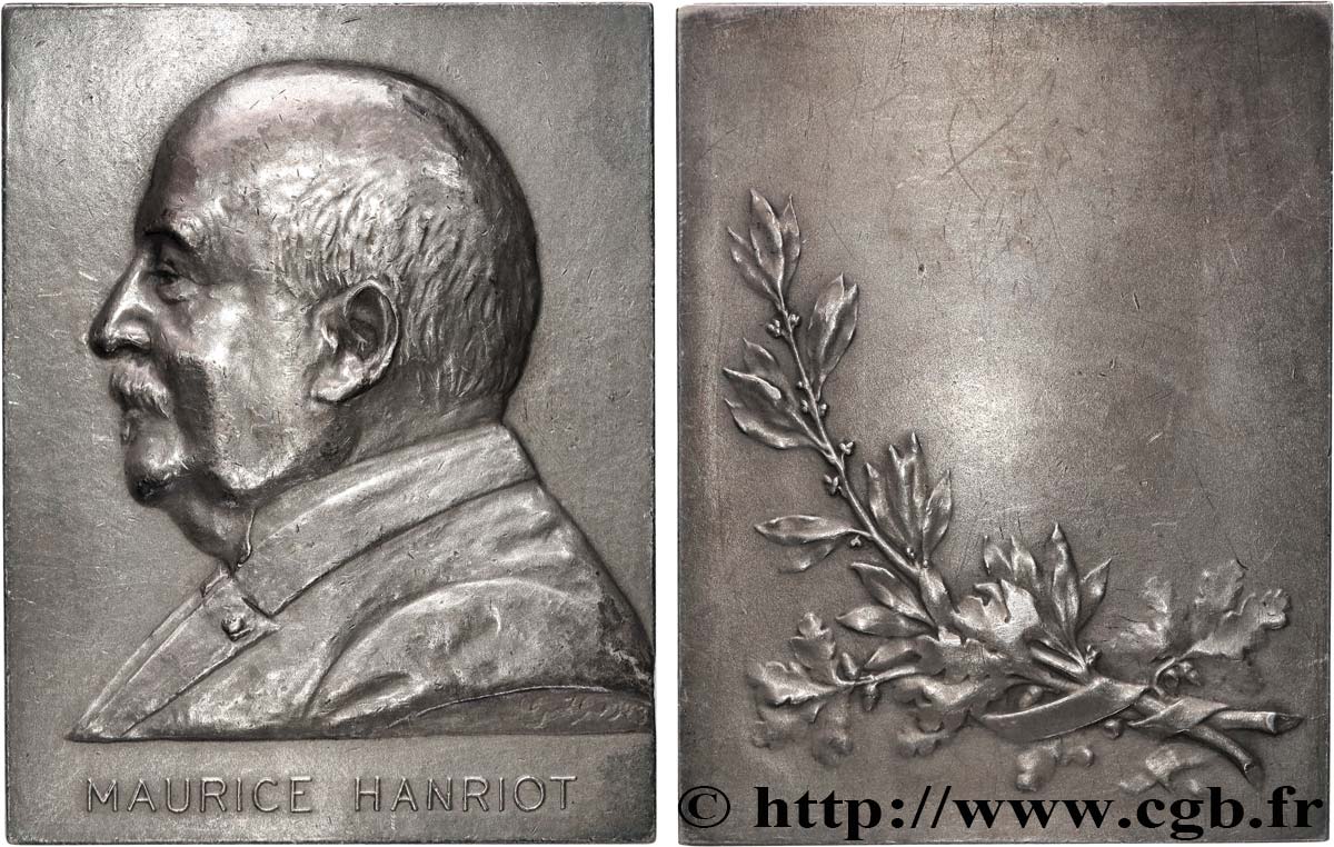 DRITTE FRANZOSISCHE REPUBLIK Plaquette, Maurice Hanriot SS