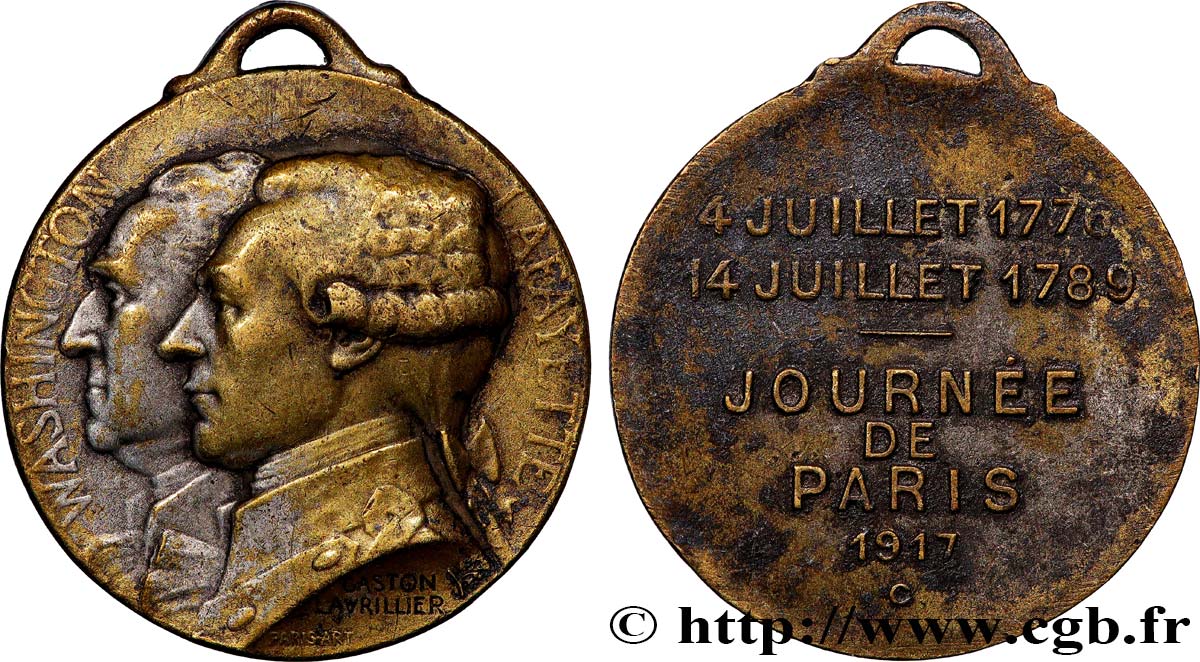 III REPUBLIC Médaille, Journée de Paris XF