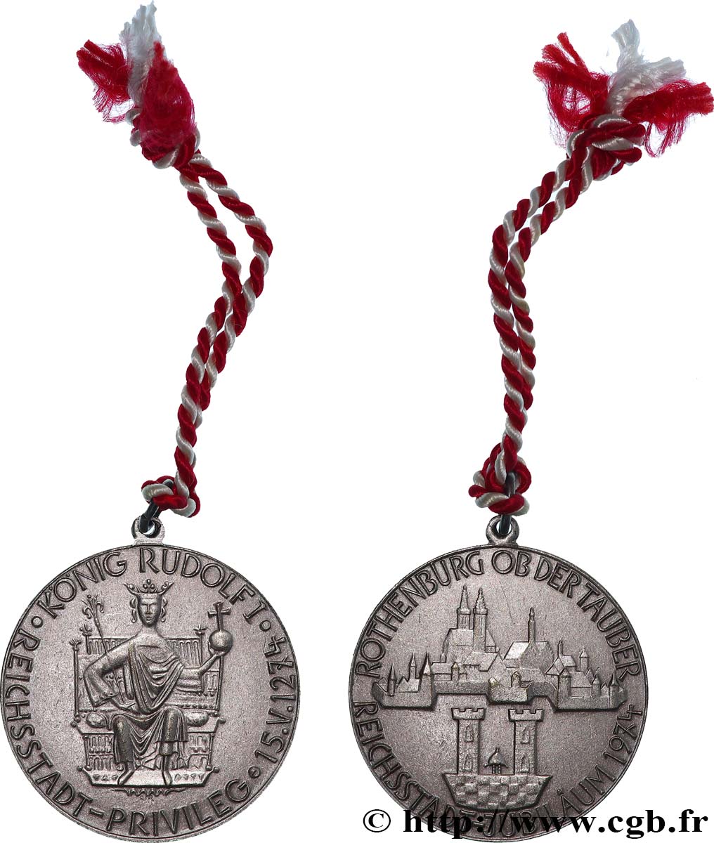 GERMANIA Médaille, 700e anniversaire de l’établissement des privilèges de la ville impériale SPL