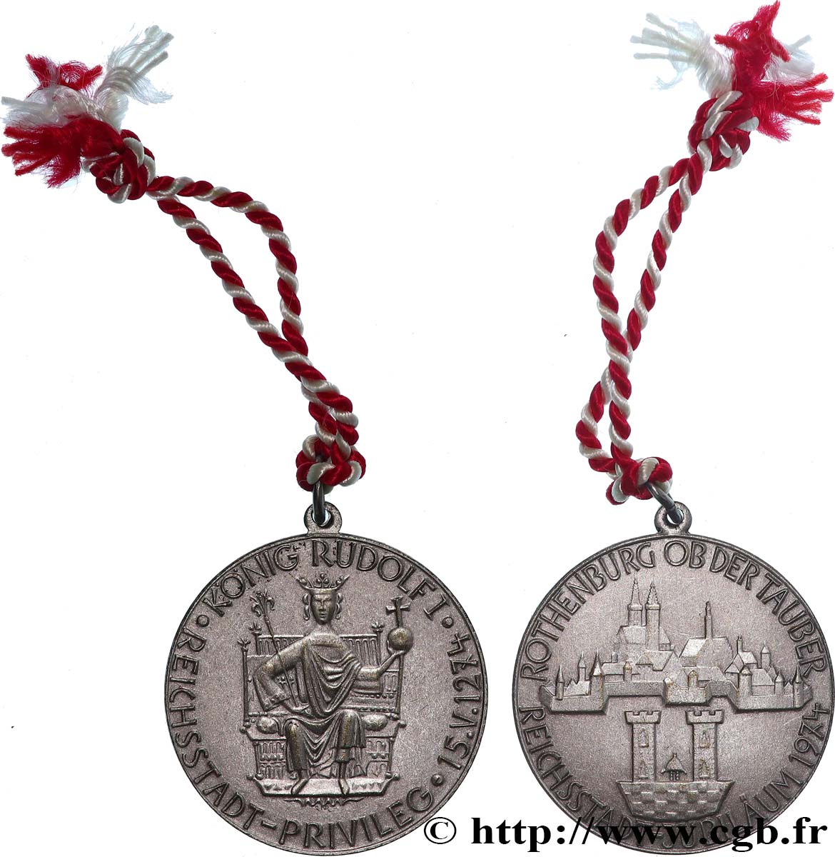 GERMANY Médaille, 700e anniversaire de l’établissement des privilèges de la ville impériale AU