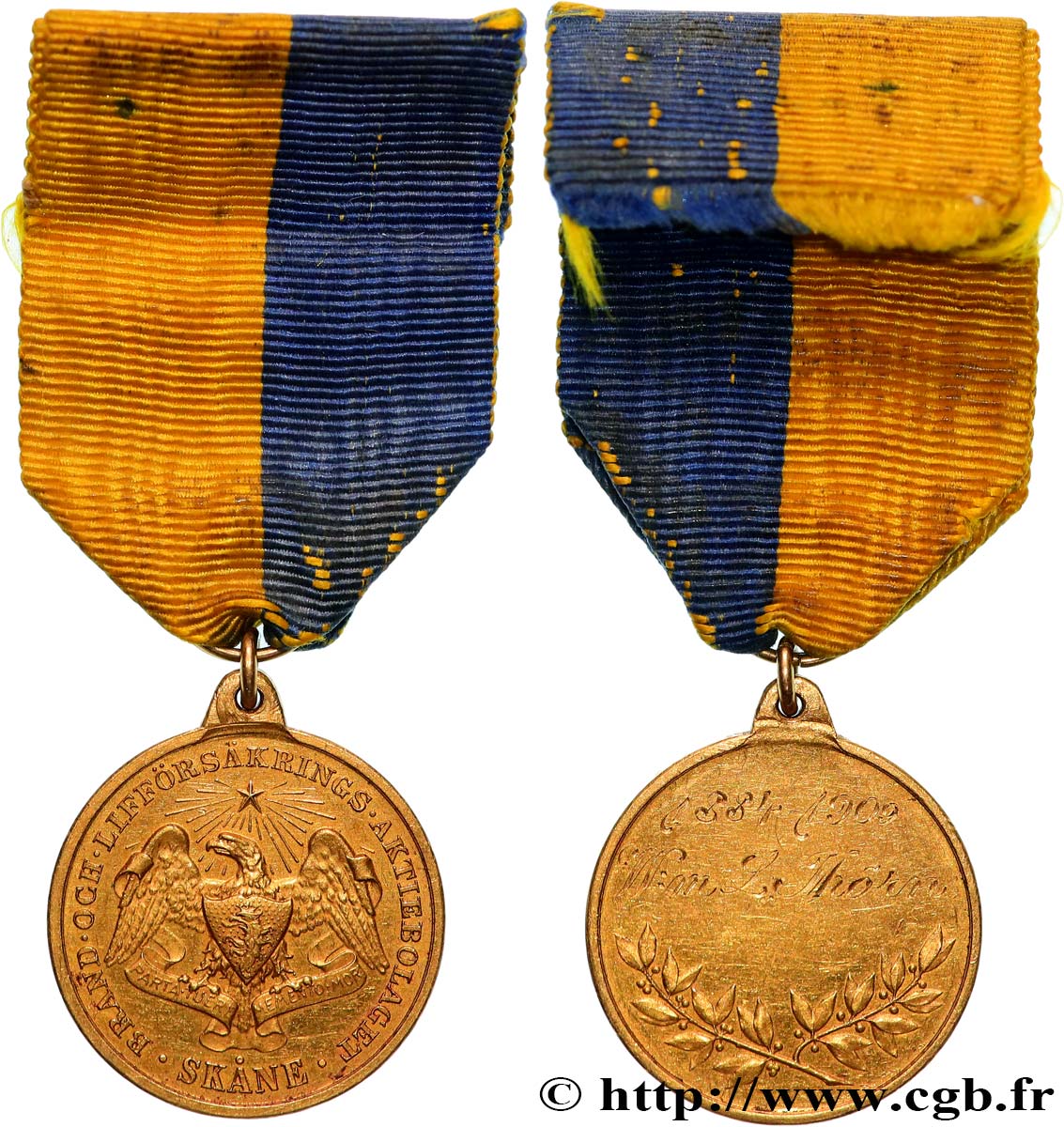 ASSURANCES Médaille, Société de secours mutuels, SKANE TTB