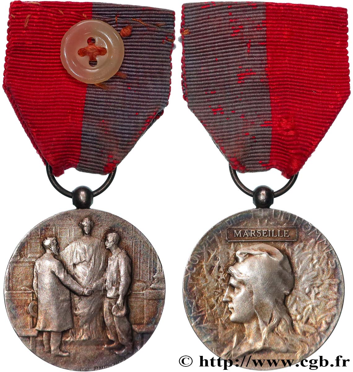 III REPUBLIC Médaille, Conseil de prud’hommes XF