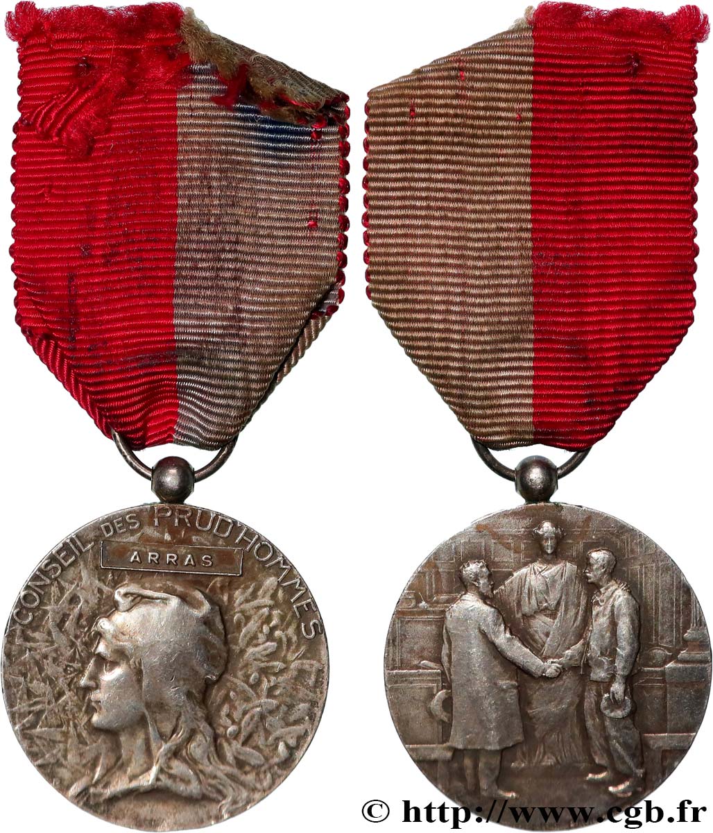 TROISIÈME RÉPUBLIQUE Médaille, Conseil des prud’hommes TTB