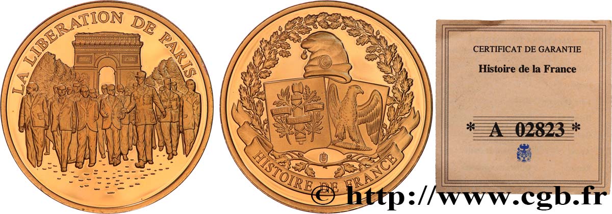 HISTOIRE DE FRANCE Médaille, Libération de Paris SPL