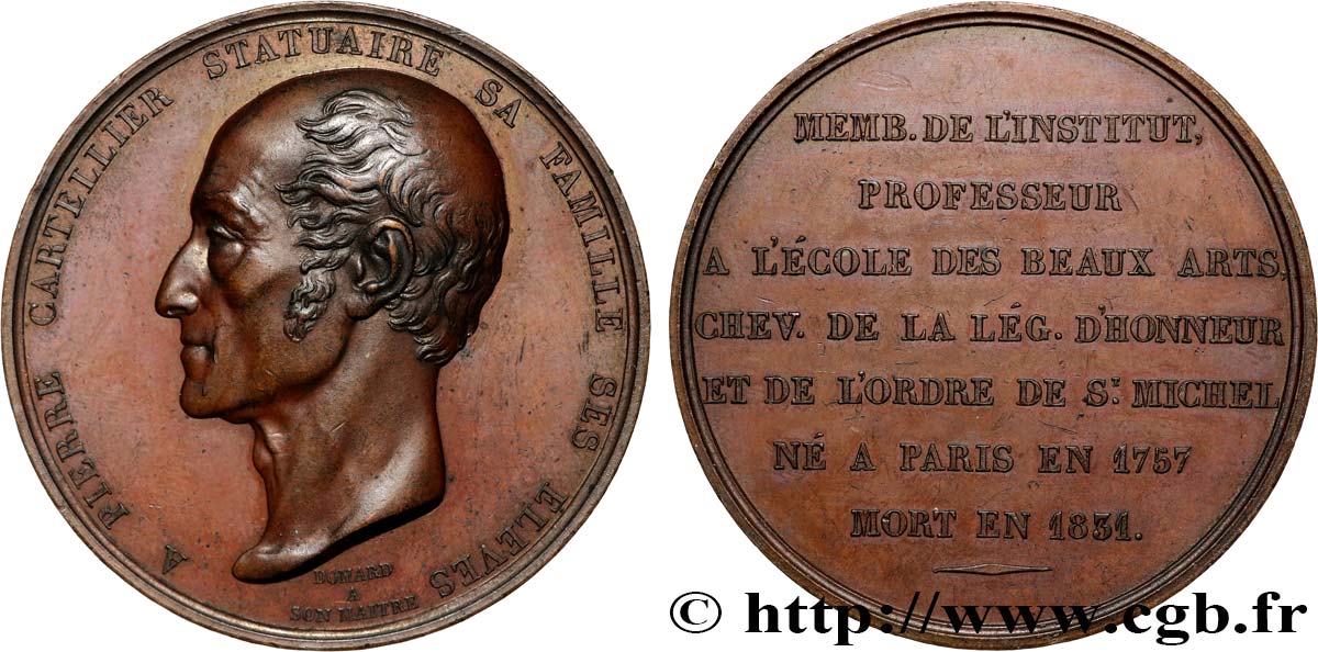 LOUIS-PHILIPPE I Médaille, A Pierre Cartellier par Domard AU