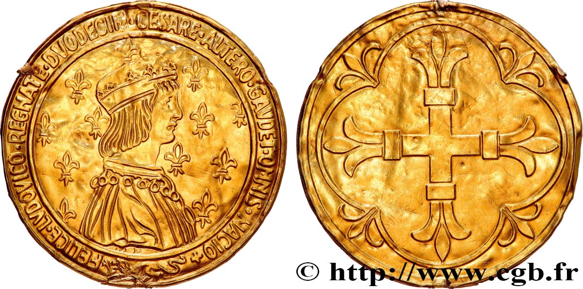 LOUIS XII LE PÈRE DU PEUPLE Médaille, Louis XII TTB+