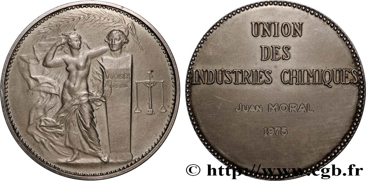 INDUSTRIE LOURDE Médaille de récompense, Union des industries chimiques AU