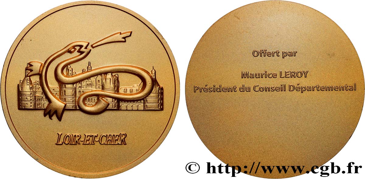 CONSEIL GÉNÉRAL, DÉPARTEMENTAL OU MUNICIPAL - CONSEILLERS Médaille, Loir-et-Cher EBC