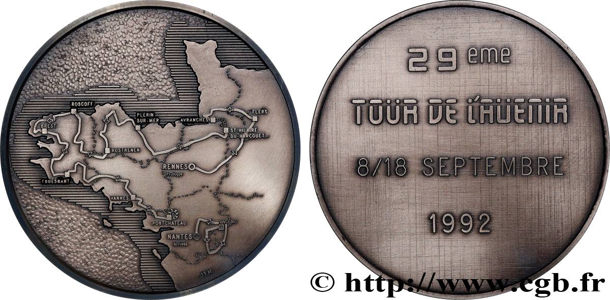 QUINTA REPUBLICA FRANCESA Médaille, 29e Tour de l’Avenir EBC