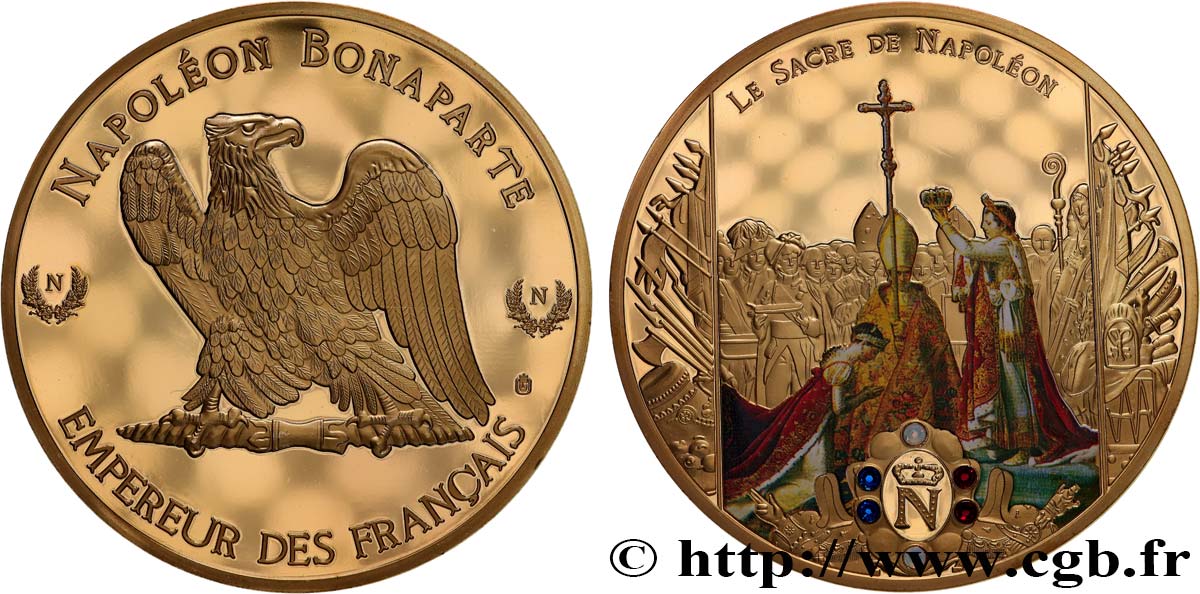 NAPOLEON S EMPIRE Médaille, Sacre de Napoléon Proof set