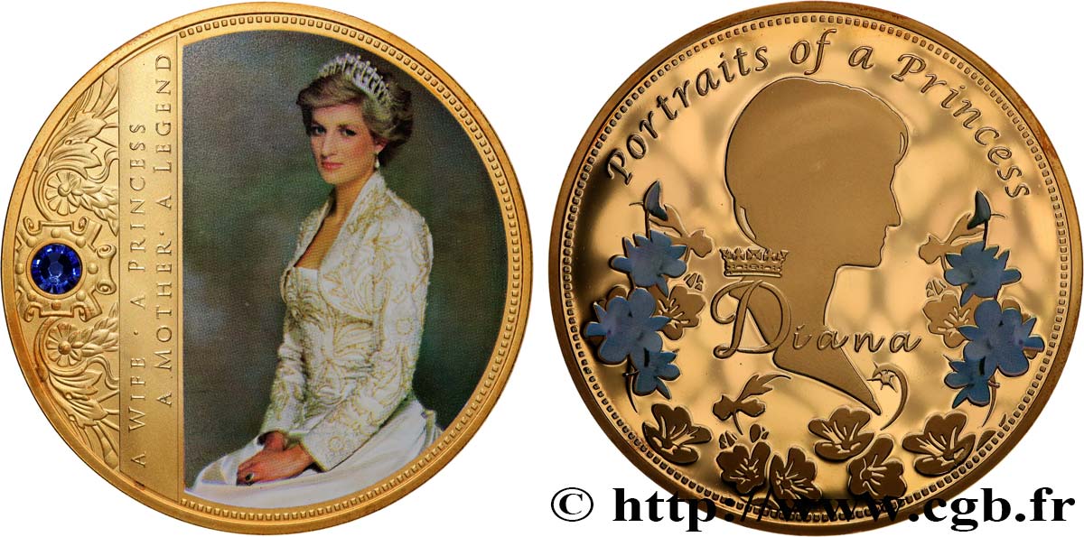 GROSSBRITANNIEN  - ELIZABETH II. Médaille, Princesse Diana fST