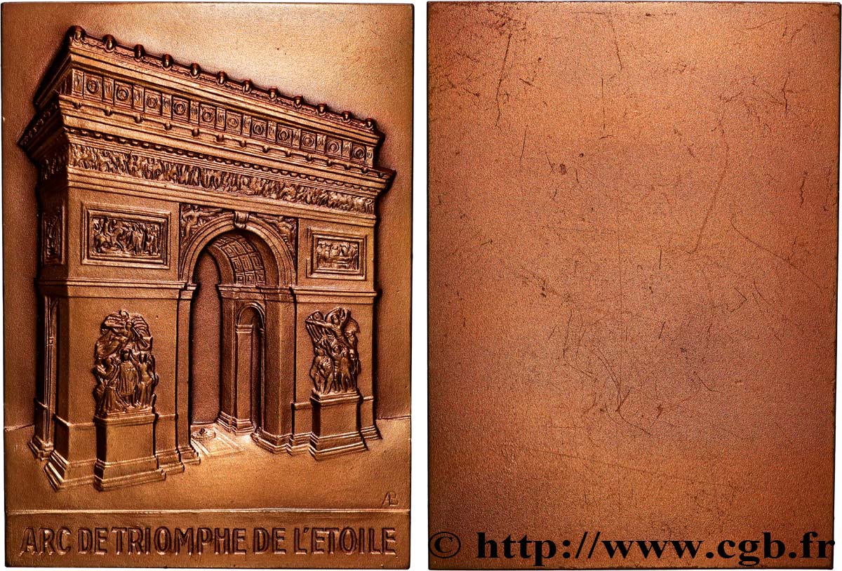 BUILDINGS AND HISTORY Plaquette, Arc de triomphe de l’étoile AU