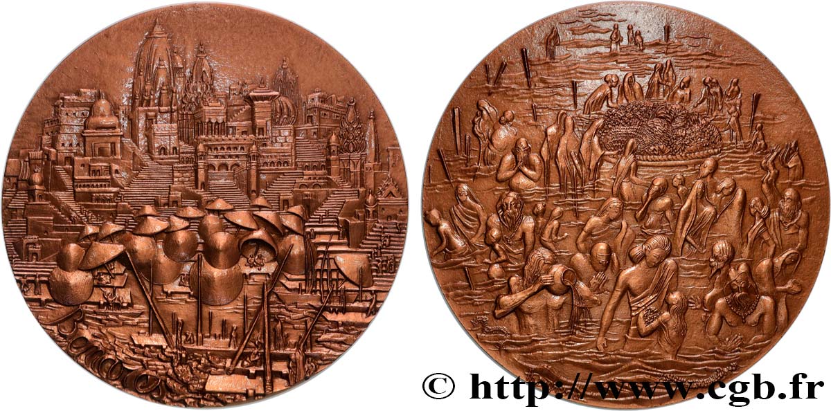 INDIA
 Médaille, Bénarès SPL