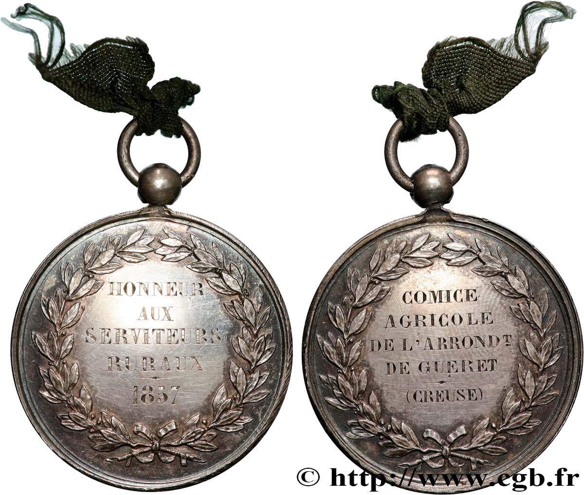 ZWEITES KAISERREICH Médaille, Comice agricole de Guéret fVZ