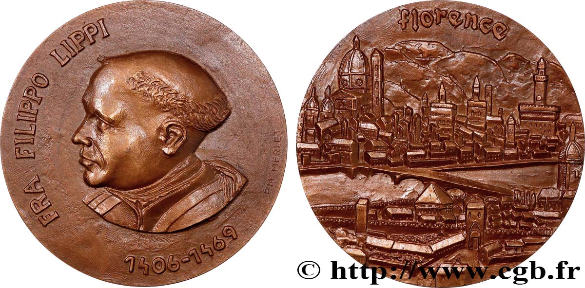 ARTISTES : MUSICIENS, PEINTRES, SCULPTEURS Médaille, Fra Filippo Lippi VZ