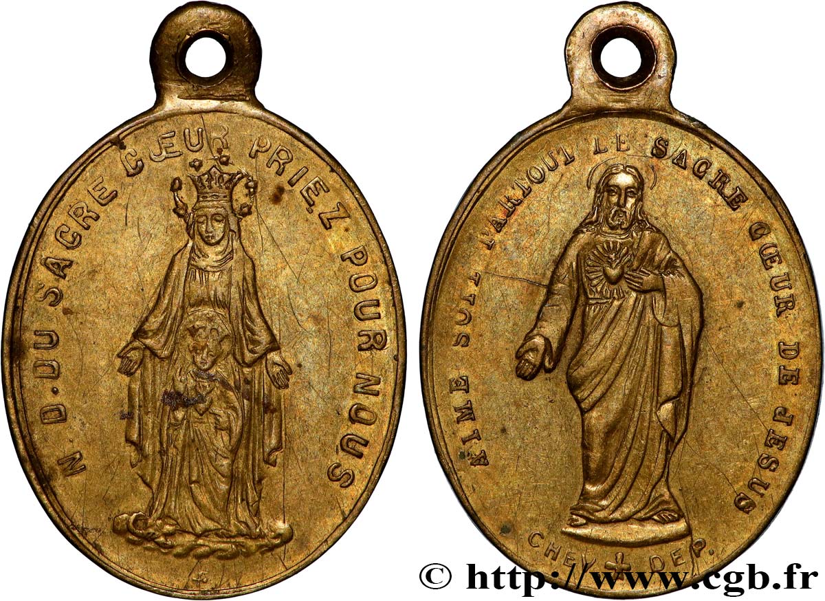 Médaille Becker Notre Dame de Paris - medaille bapteme