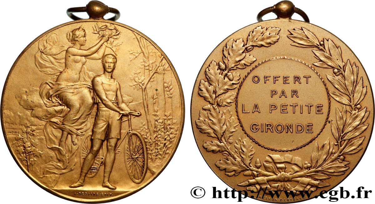 TERZA REPUBBLICA FRANCESE Médaille, Offert par la Petite Gironde q.SPL