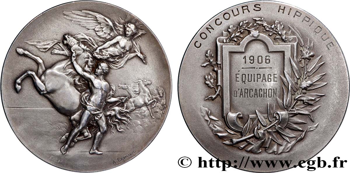 DRITTE FRANZOSISCHE REPUBLIK Médaille, Concours hippique SS