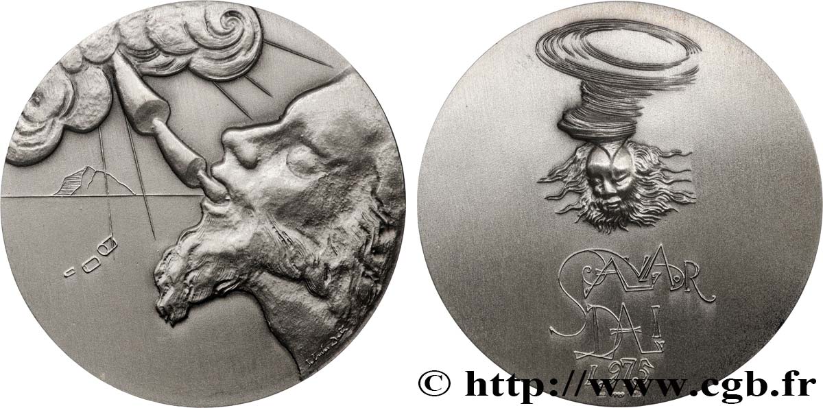 ARTISTS : MUSICIANS, PAINTERS, SCULPTORS Médaille, Salvator Dali MS