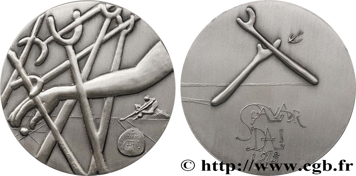 ARTISTS : MUSICIANS, PAINTERS, SCULPTORS Médaille, Salvator Dali AU