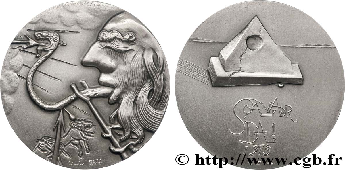 ARTISTES : MUSICIENS, PEINTRES, SCULPTEURS Médaille, Salvator Dali SC