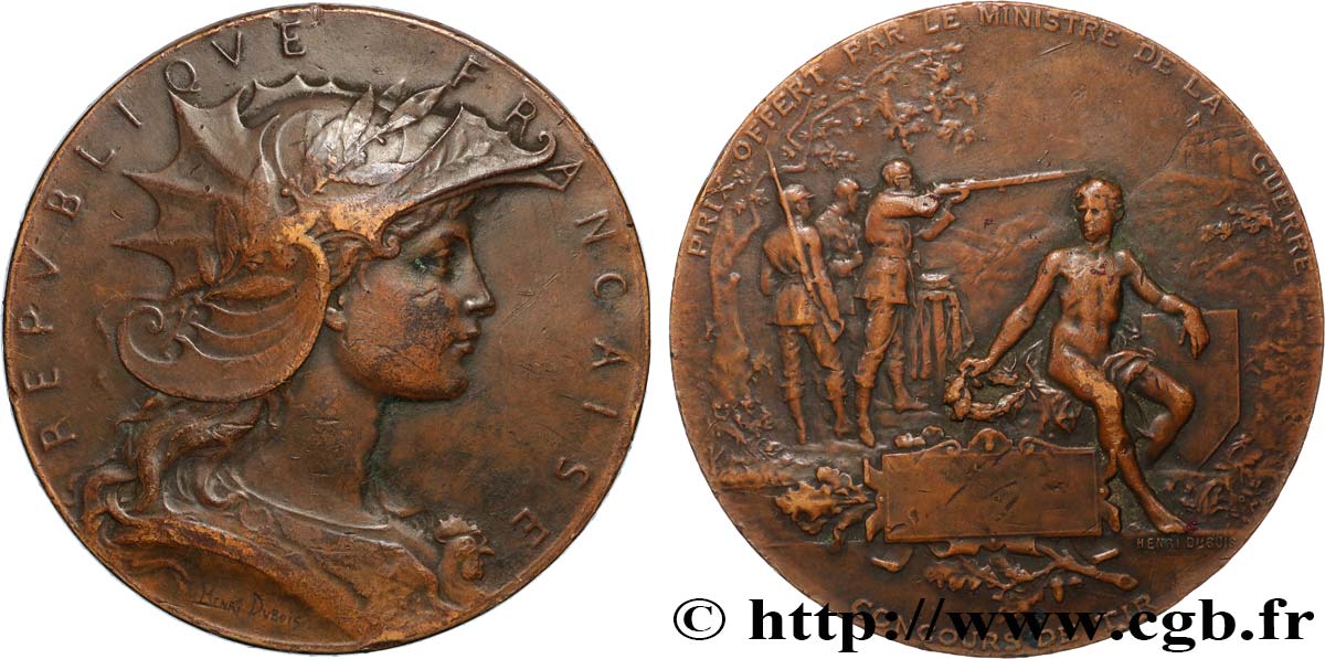 TROISIÈME RÉPUBLIQUE Médaille, Concours de tir TTB