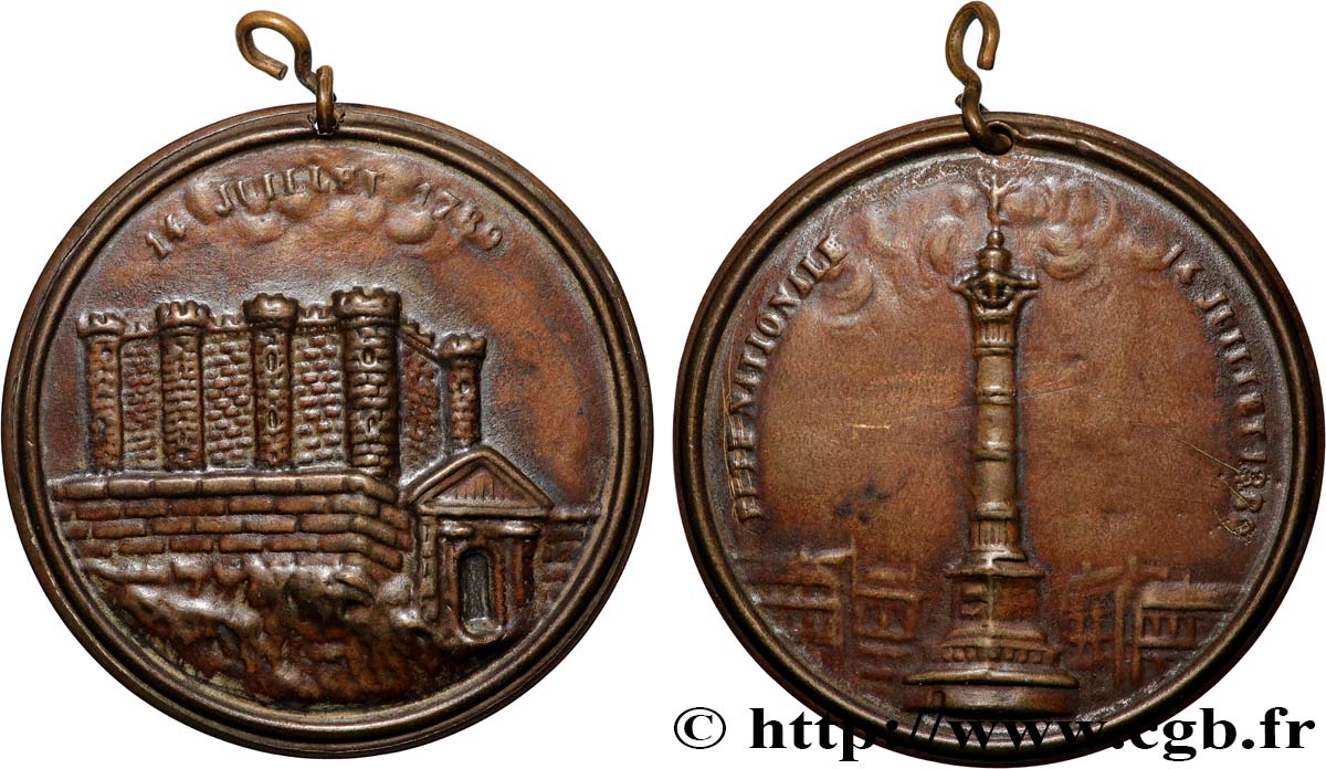 TROISIÈME RÉPUBLIQUE Médaille, Fête nationale TTB