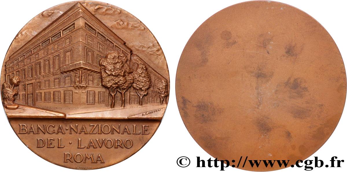 ITALY Médaille, Banque Nationale de Lavoro AU