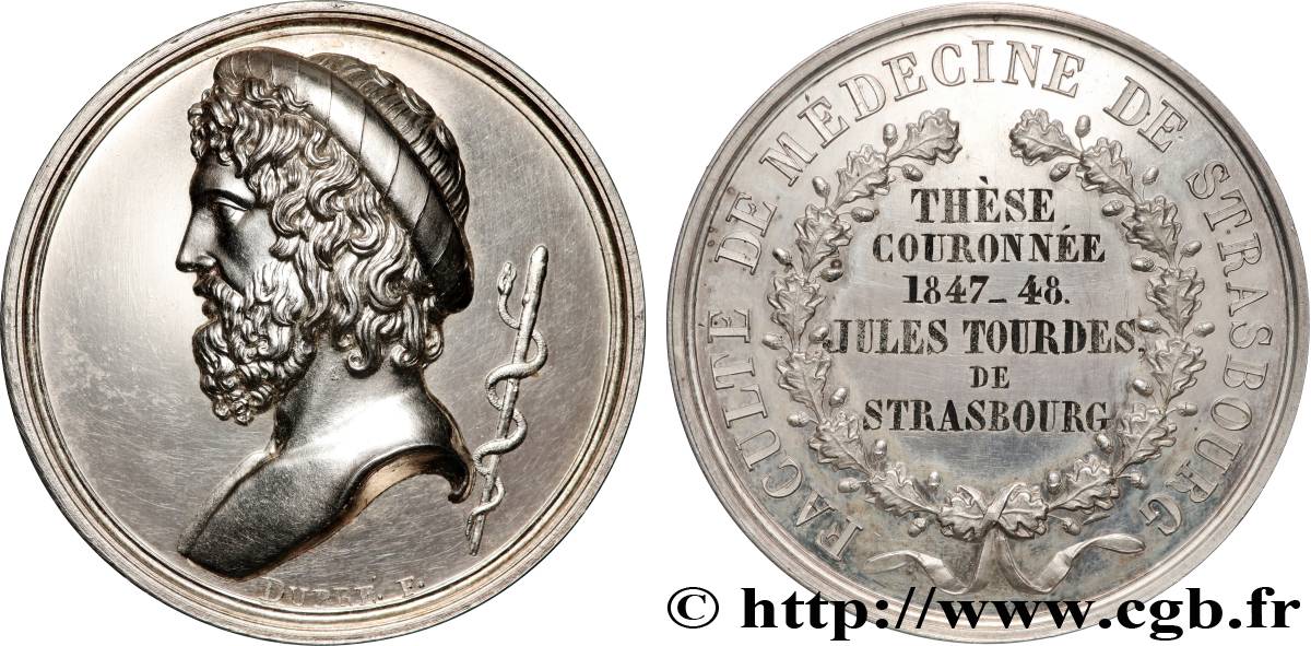 LUIGI FILIPPO I Médaille, Thèse couronnée, Faculté de médecine SPL/q.SPL