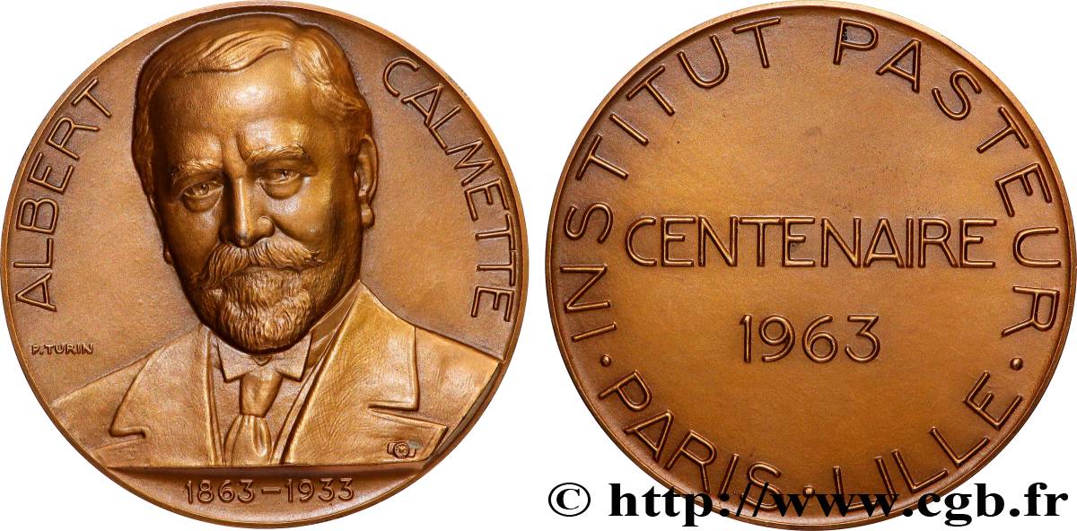 SCIENCE & SCIENTIFIC Médaille, Institut Pasteur, Albert Calmette AU