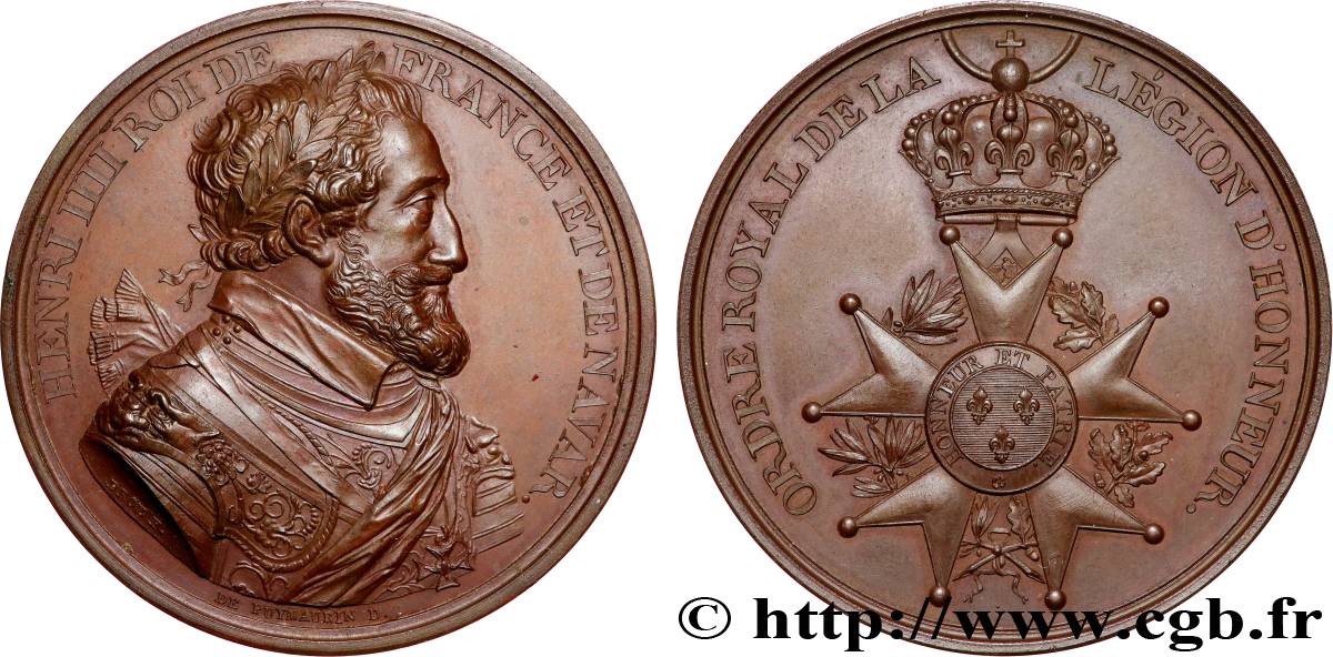 LOUIS XVIII Médaille, Ordonnance royale relative aux changements adoptés dans la Légion d’honneur AU