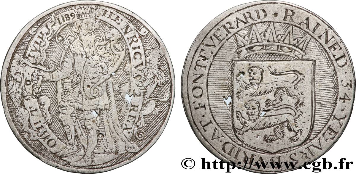 ROYAUME-UNI Médaille de jeux, Commémoration du décès d’Henri II TTB