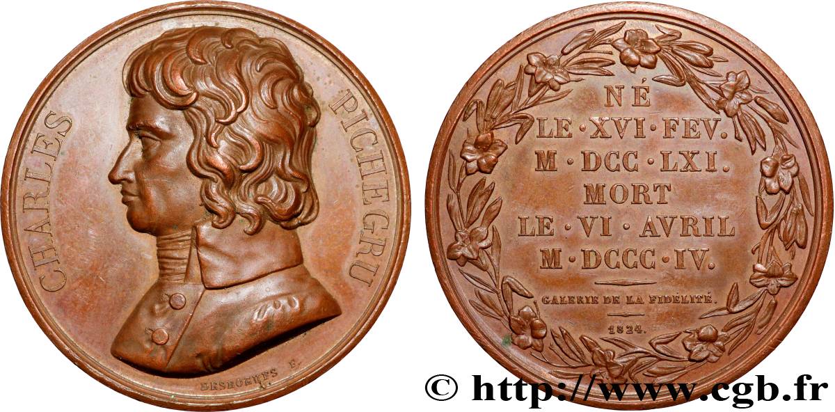 CARLOS X Médaille, Galerie de la fidélité, Charles Pichegru MBC