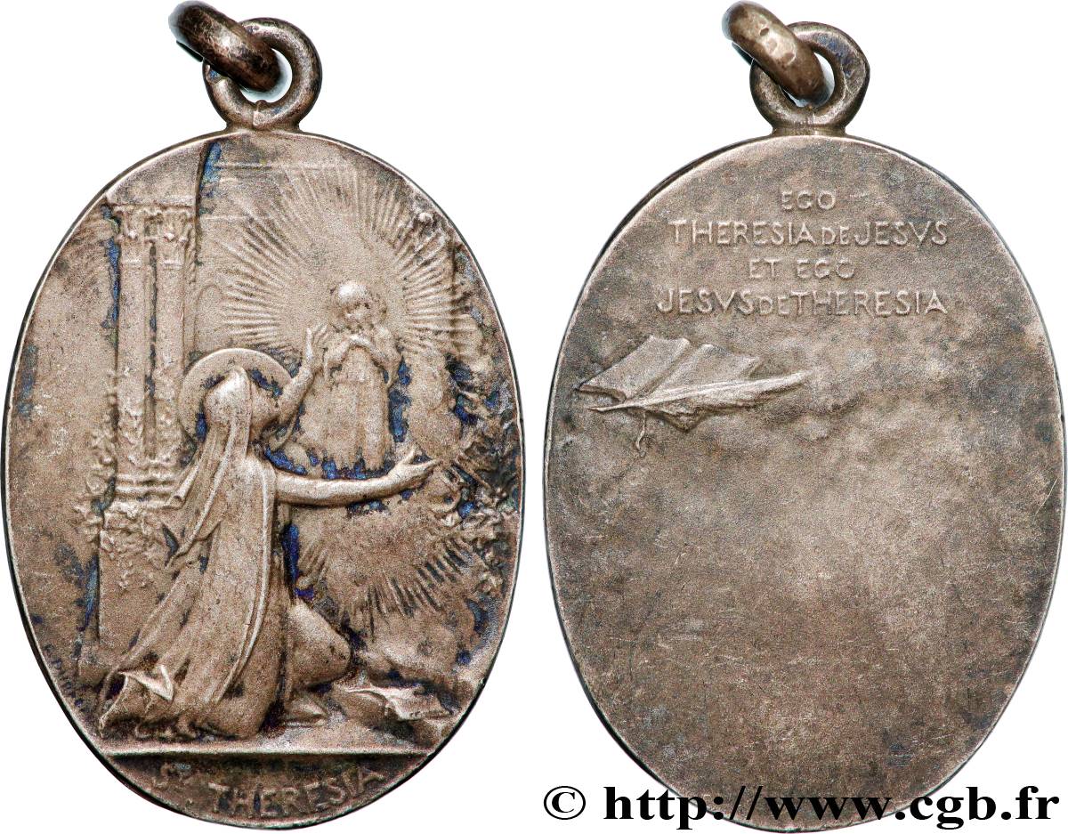 MÉDAILLES RELIGIEUSES Médaille, Sainte Thérèse par Georges Dupré TTB