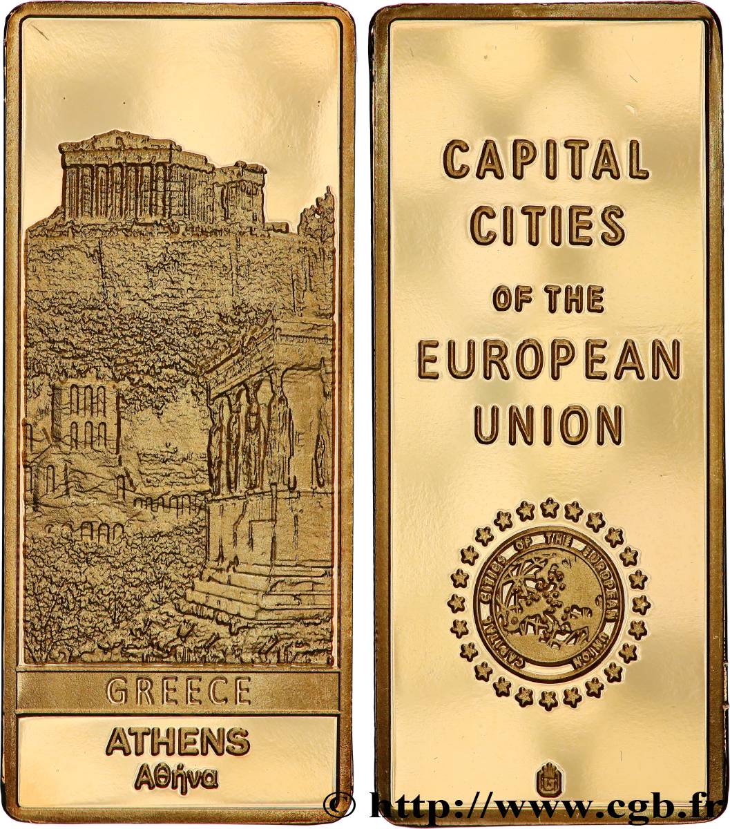 EUROPA Médaille, Capitales européennes, Athènes, Grèce  Proof set