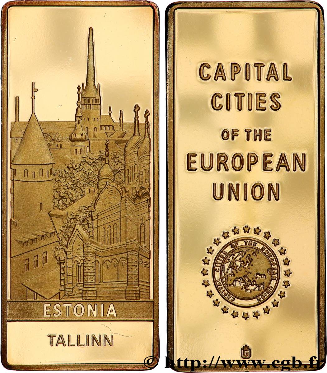 EUROPA Médaille, Capitales européennes, Tallinn, Estonie Proof set