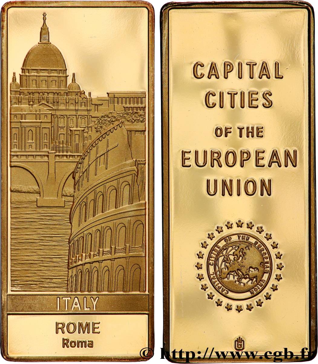 EUROPA Médaille, Capitales européennes, Rome, Italie BE