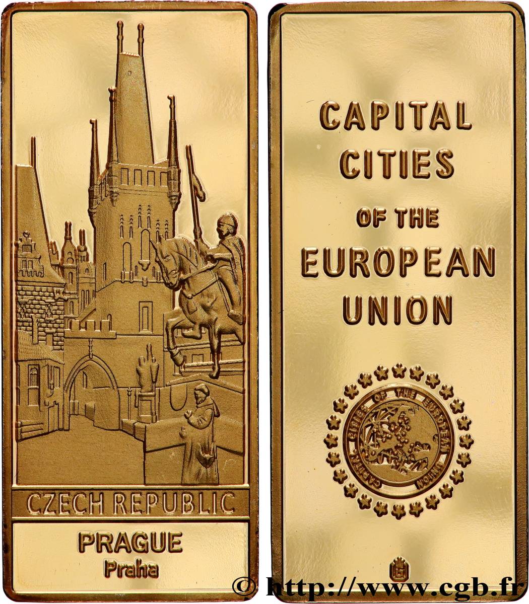 EUROPA Médaille, Capitales européennes, Prague, République Tchèque Proof set