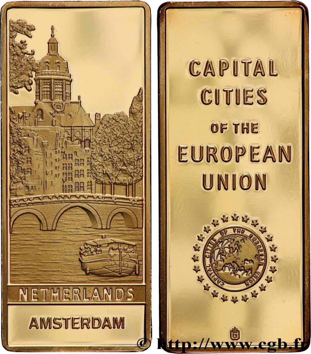 EUROPA Médaille, Capitales européennes, Amsterdam, Pays-Bas BE