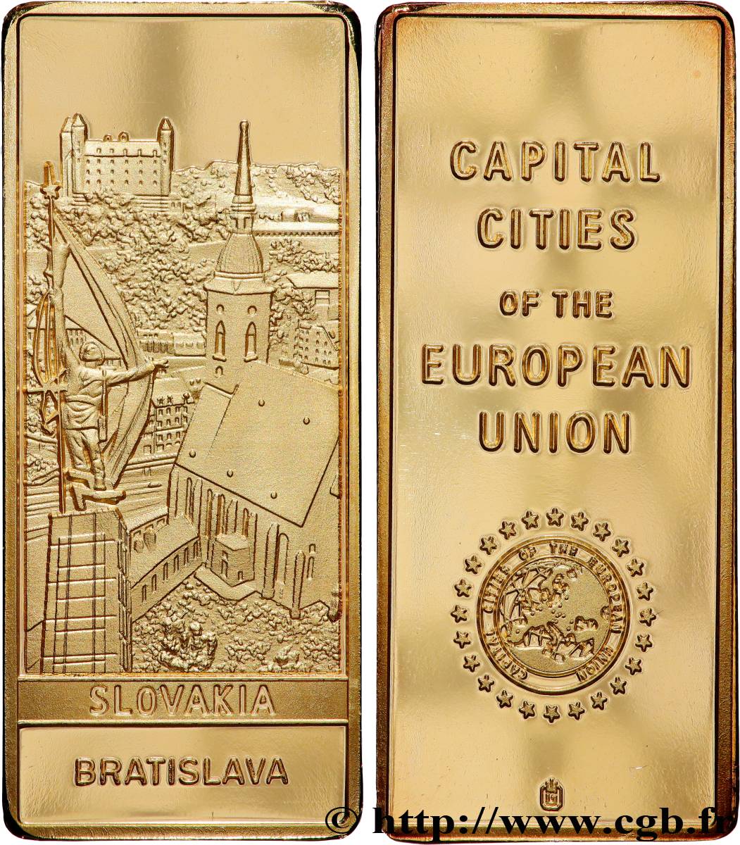 EUROPE Médaille, Capitales européennes, Bratislava, Slovaquie BE