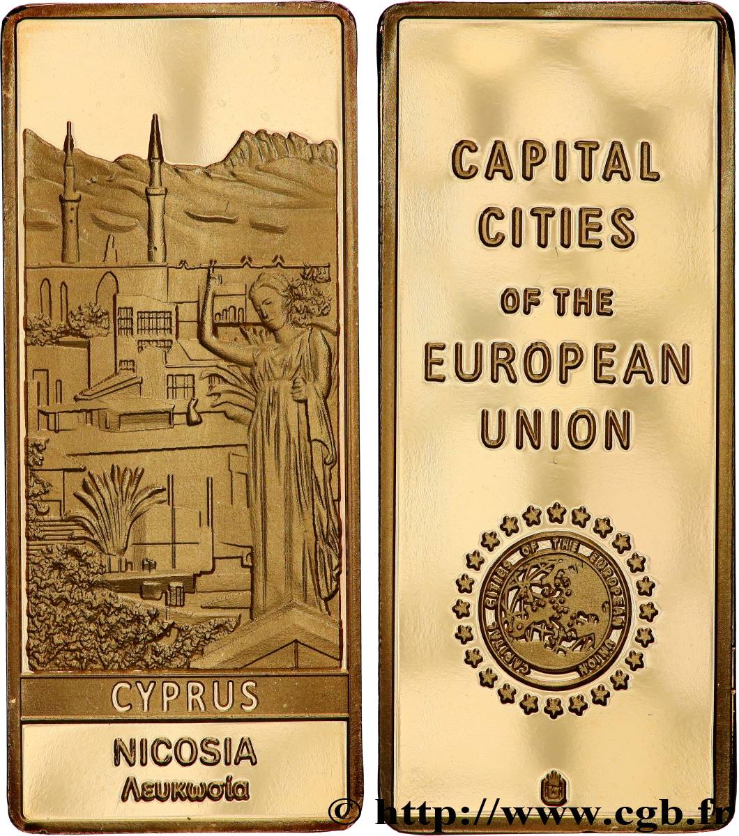 EUROPA Médaille, Capitales européennes, Nicosia, Chypre Proof set