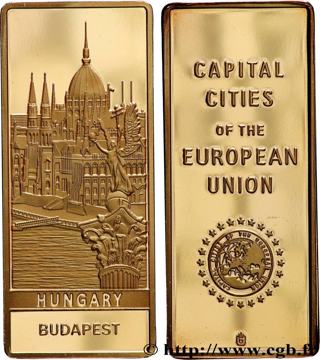 EUROPA Médaille, Capitales européennes, Budapest, Hongrie Proof set