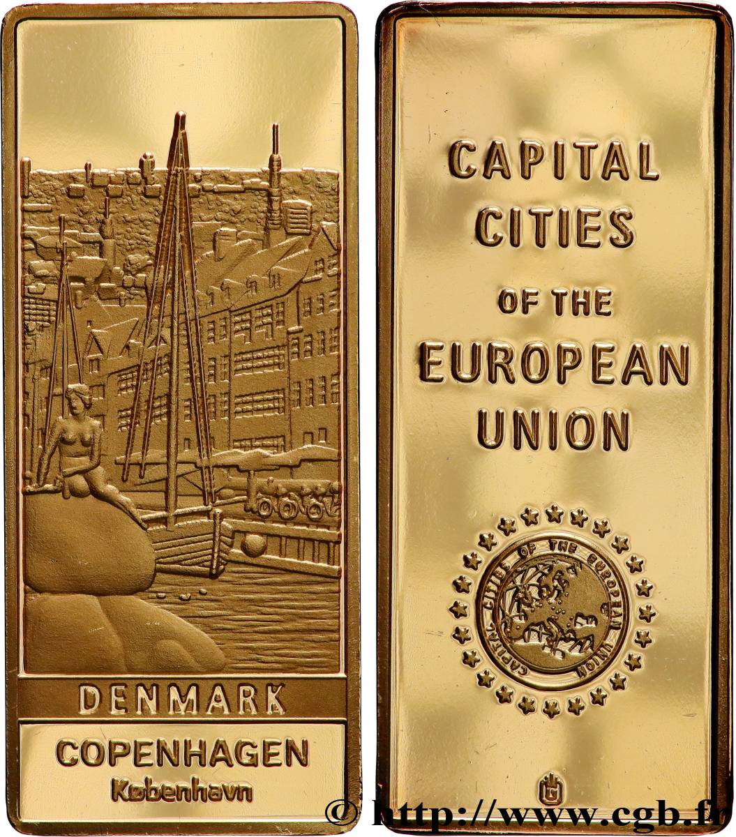 EUROPA Médaille, Capitales européennes, Copenhague, Danemark Proof set