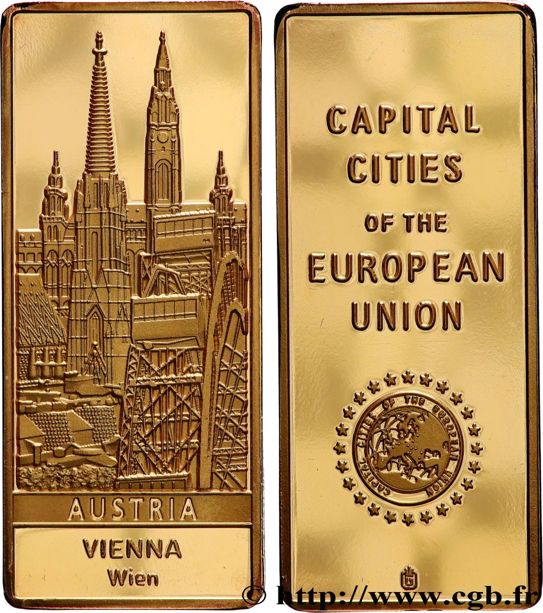 EUROPA Médaille, Capitales européennes, Vienne, Autriche Proof set