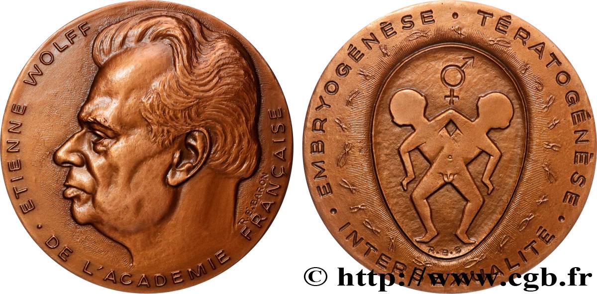 SCIENCE & SCIENTIFIC Médaille, Étienne Wolff AU