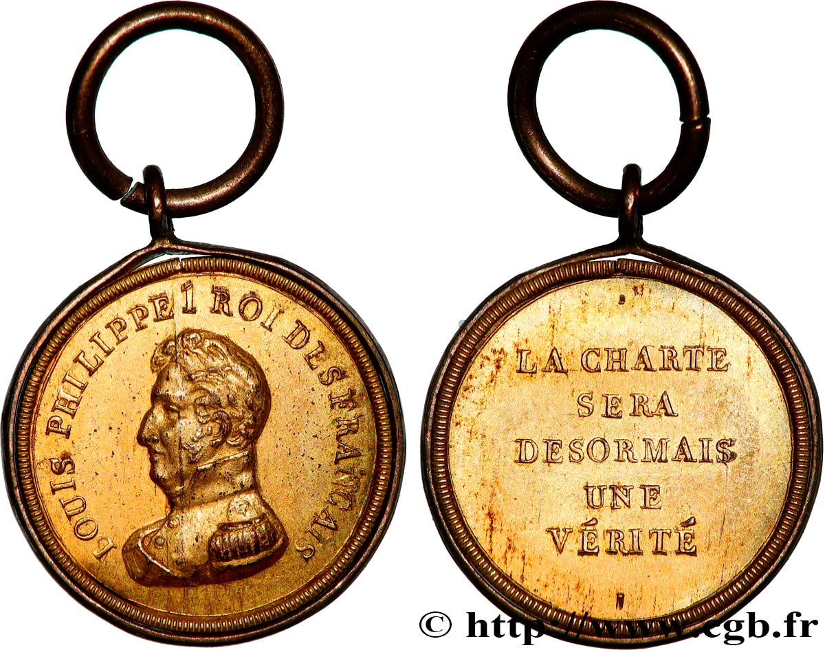 LOUIS-PHILIPPE I Médaillette, Louis Philippe I, La charité AU