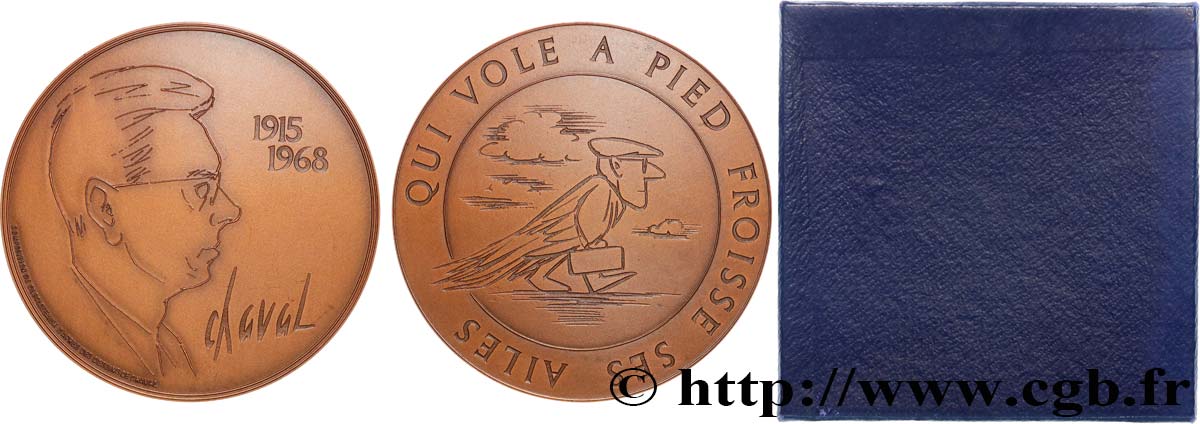 CINQUIÈME RÉPUBLIQUE Médaille, Chaval SUP+